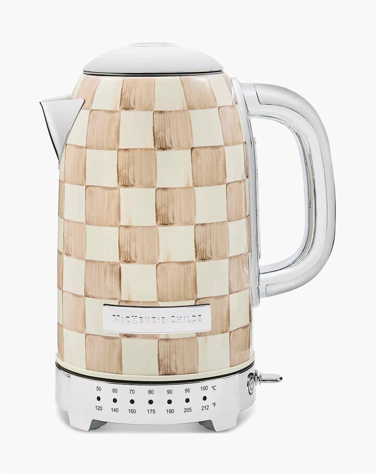Mocha Check Electric Kettle