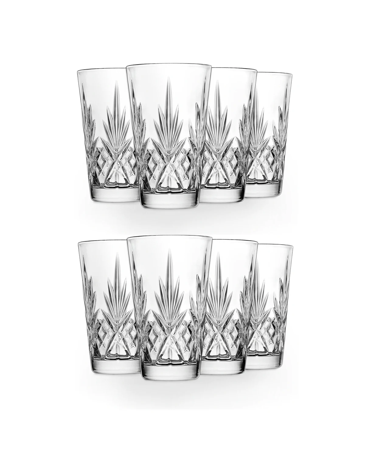 Dublin Crystal All Purpose Glasses, Set of 8
