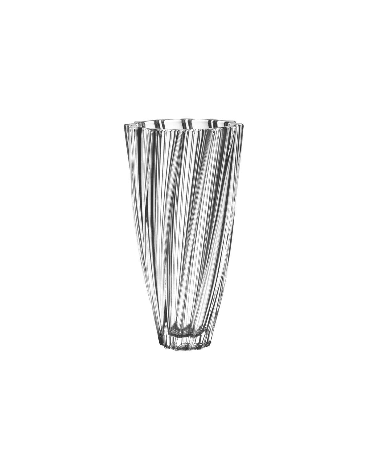 Verve 12" Crystal Vase
