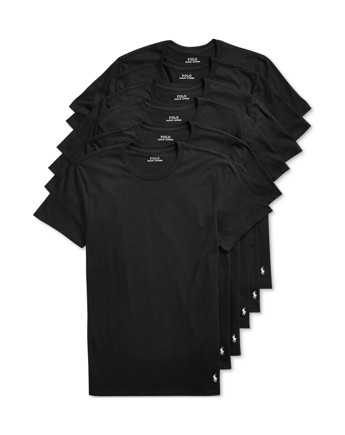 Men's 5+1 Free Bonus Classic-Fit Crewneck Undershirts Pack