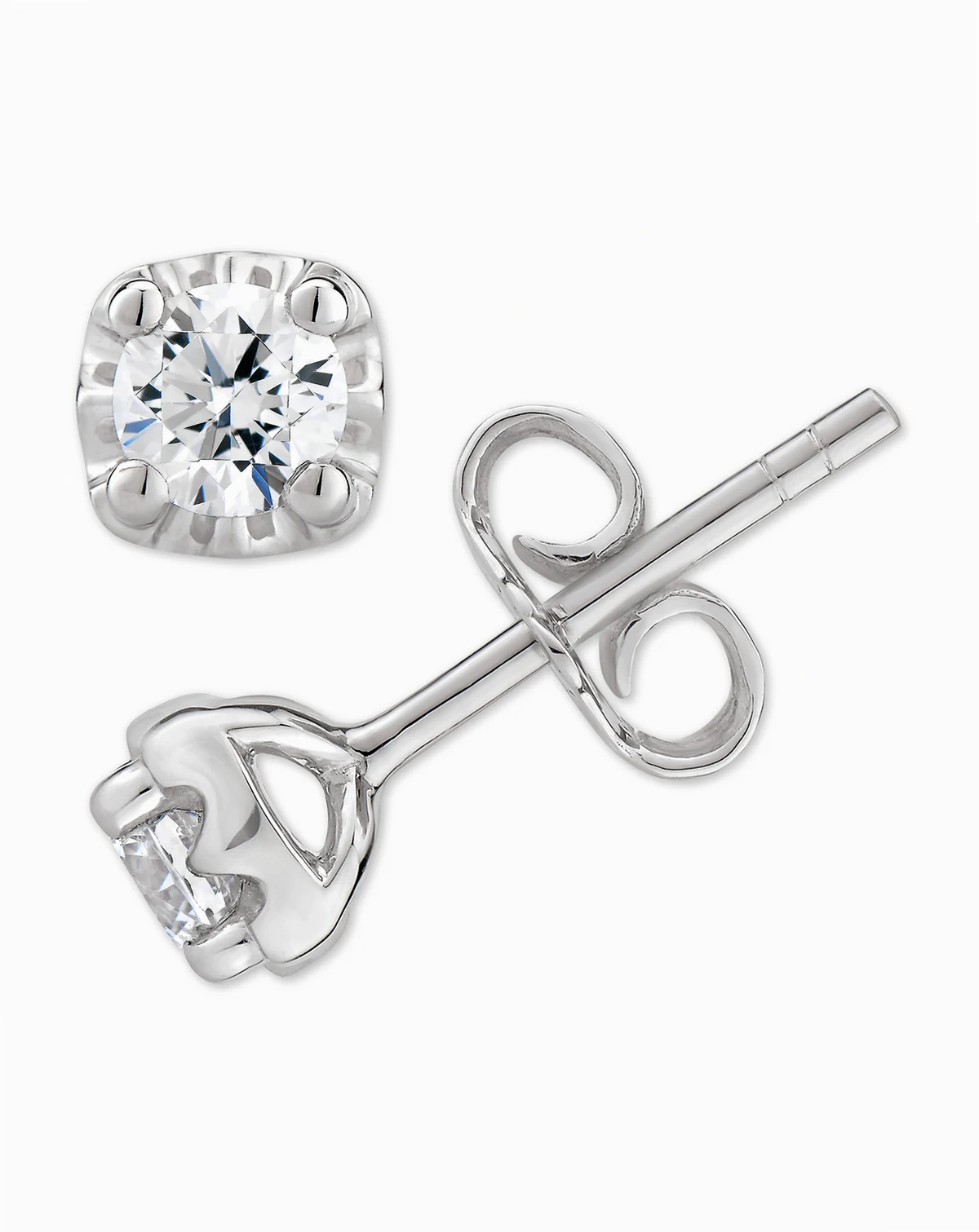 Diamond Stud Earrings (1/2 ct. t.w.) in 14k White, Yellow or Rose Gold