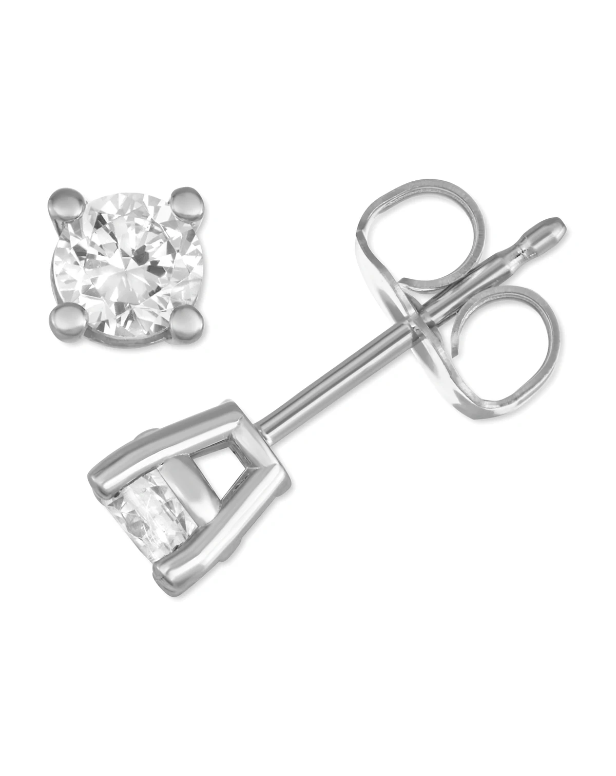 Lab Created Diamond Stud Earrings (1/2 ct. t.w.) in Sterling Silver