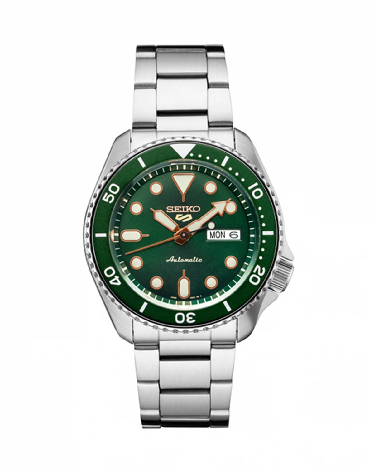 Men's Automatic 5 Sport Stainless Steel Bracelet Watch 40mm