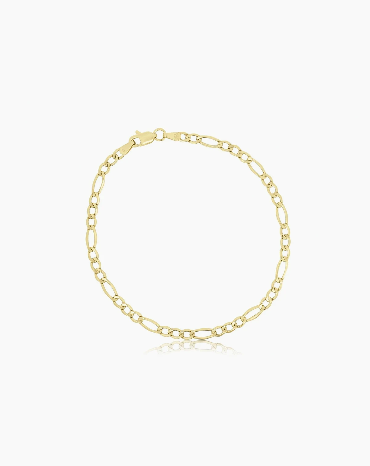 Figaro Chain Bracelet 3.5 millimeters