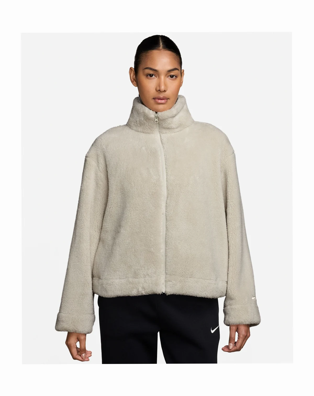 Women's Essential Sherpa High-Pile Fleece Jacket