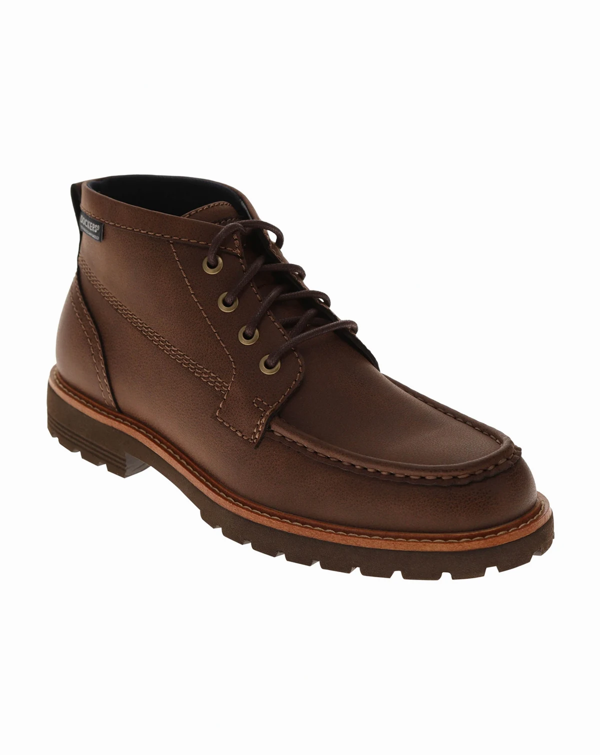 Men's Weston Lightweight Lugged Lace-Up Moc-Toe Boots