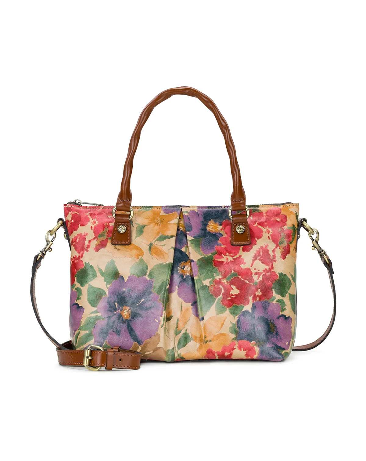 Zora Medium Leather Top Handle Crossbody Bag