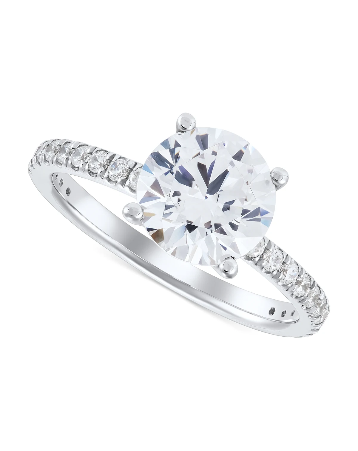 IGI Certified Lab Grown Diamond Engagement Ring (2-1/3 ct. t.w.) in 14k White Gold