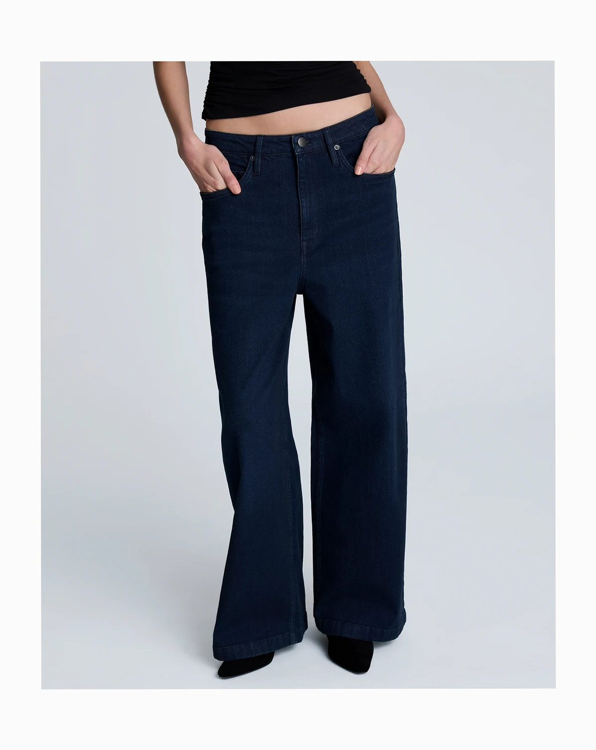 Women's Slouchy High-Rise Wide-Leg Jeans