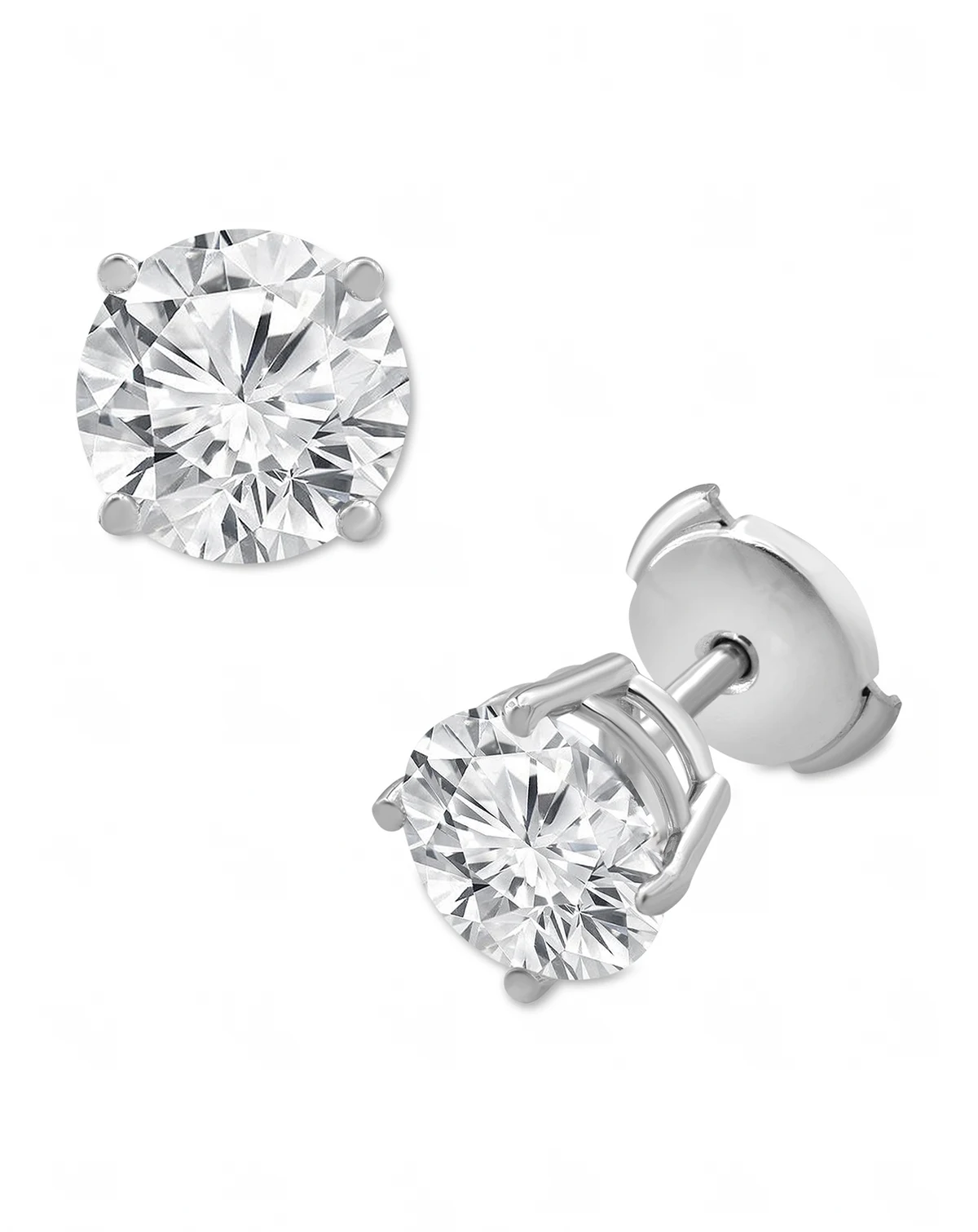 Certified Lab Grown Diamond Stud Earrings (4 ct. t.w.) in 14k Gold