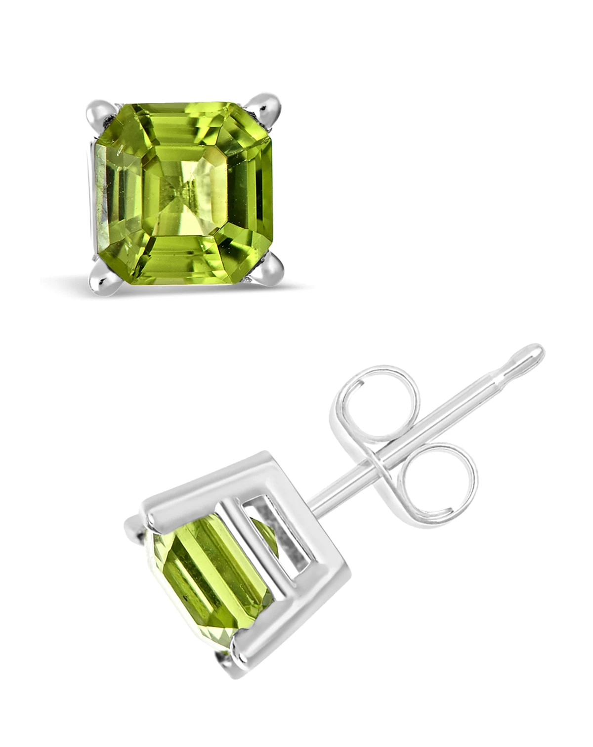 Peridot (2-1/3 ct. t.w.) Stud Earrings in Sterling Silver