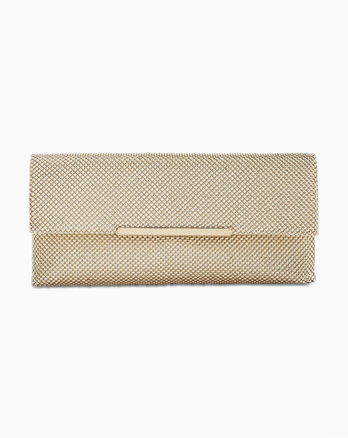 Hether Shiny Mesh Clutch, Exclusively at Macy's