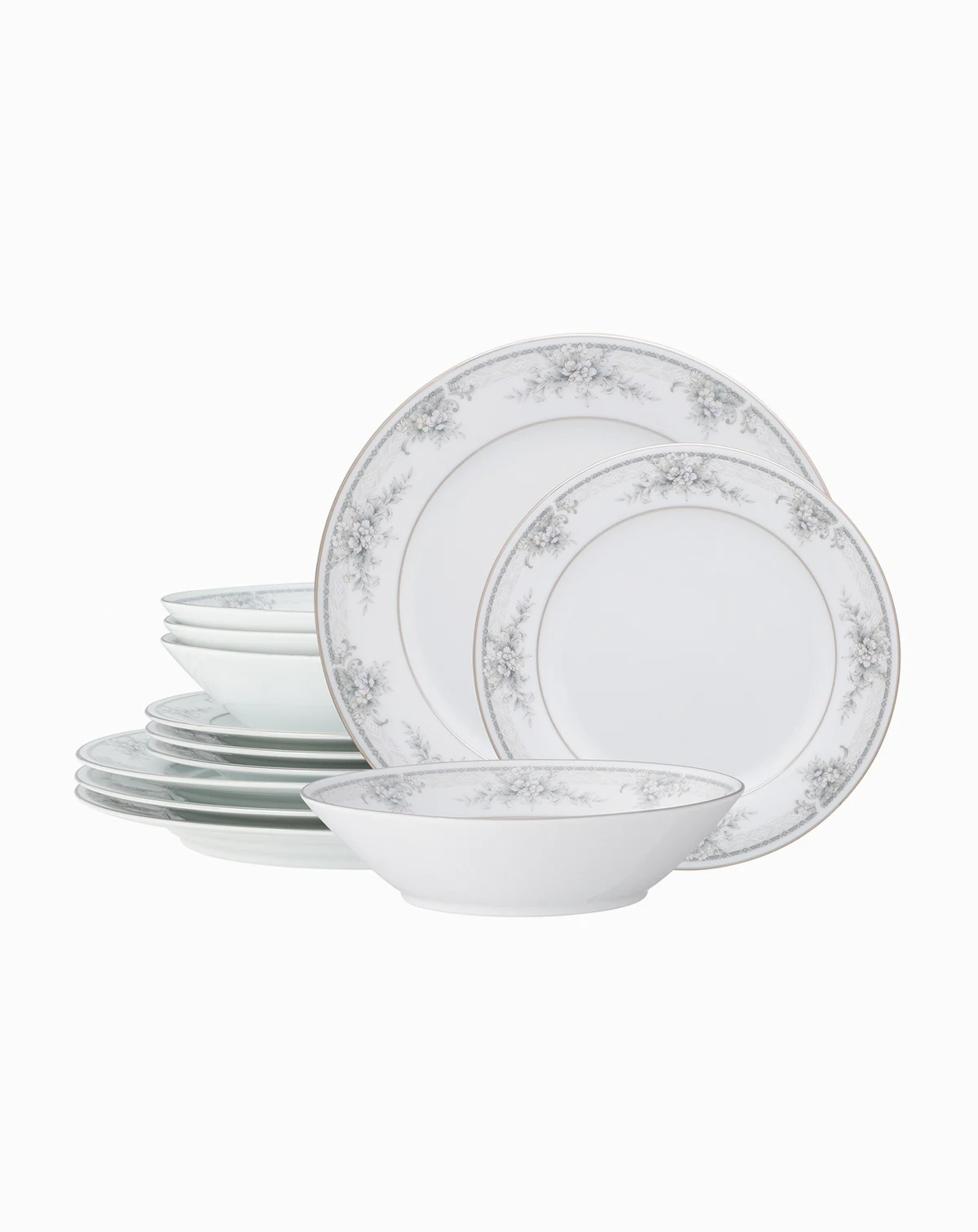 Sweet Leilani 12-Piece Dinnerware Set, Service For 4