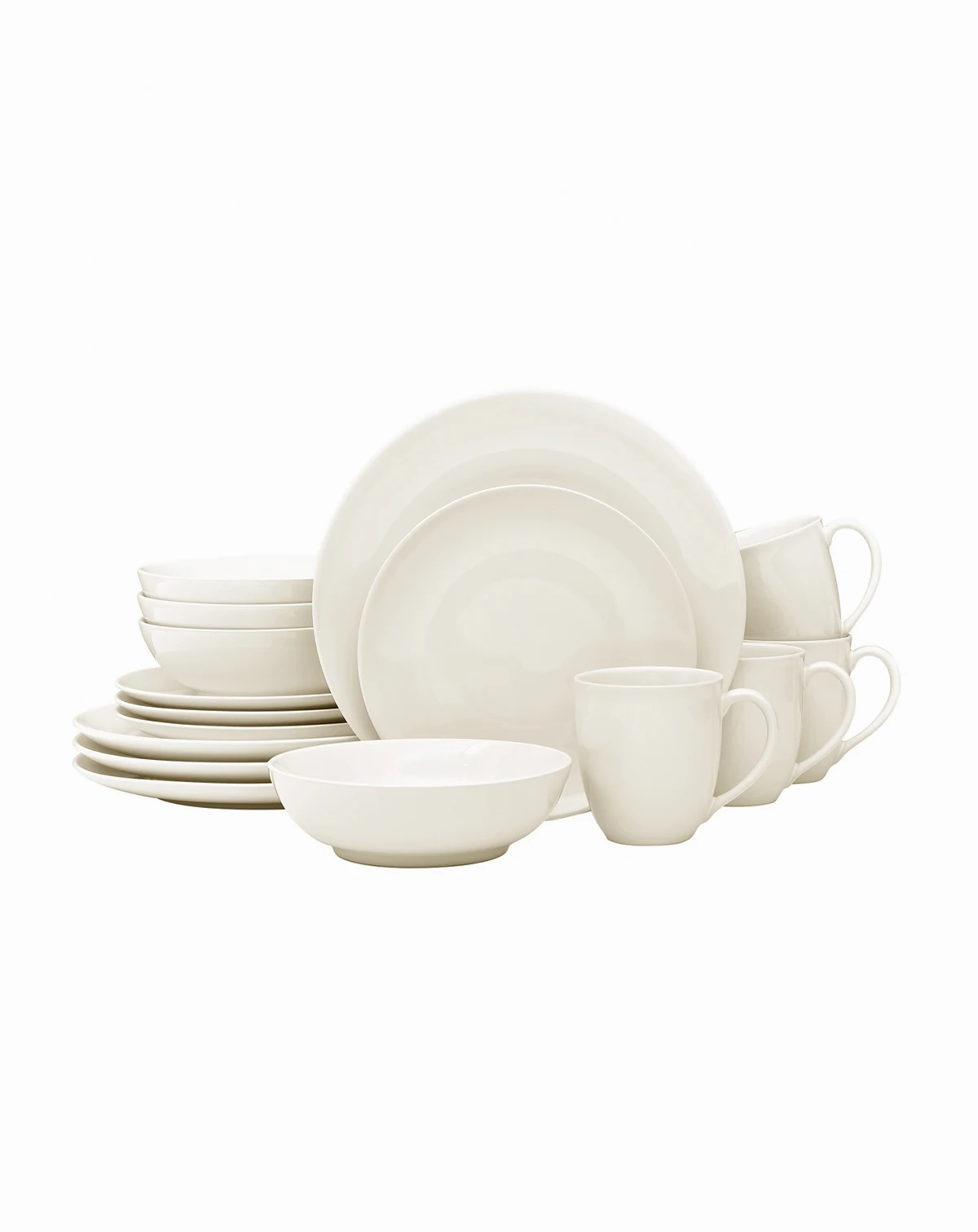 Colorwave Naked Coupe 16 Pc. Dinnerware Set, Service for 4
