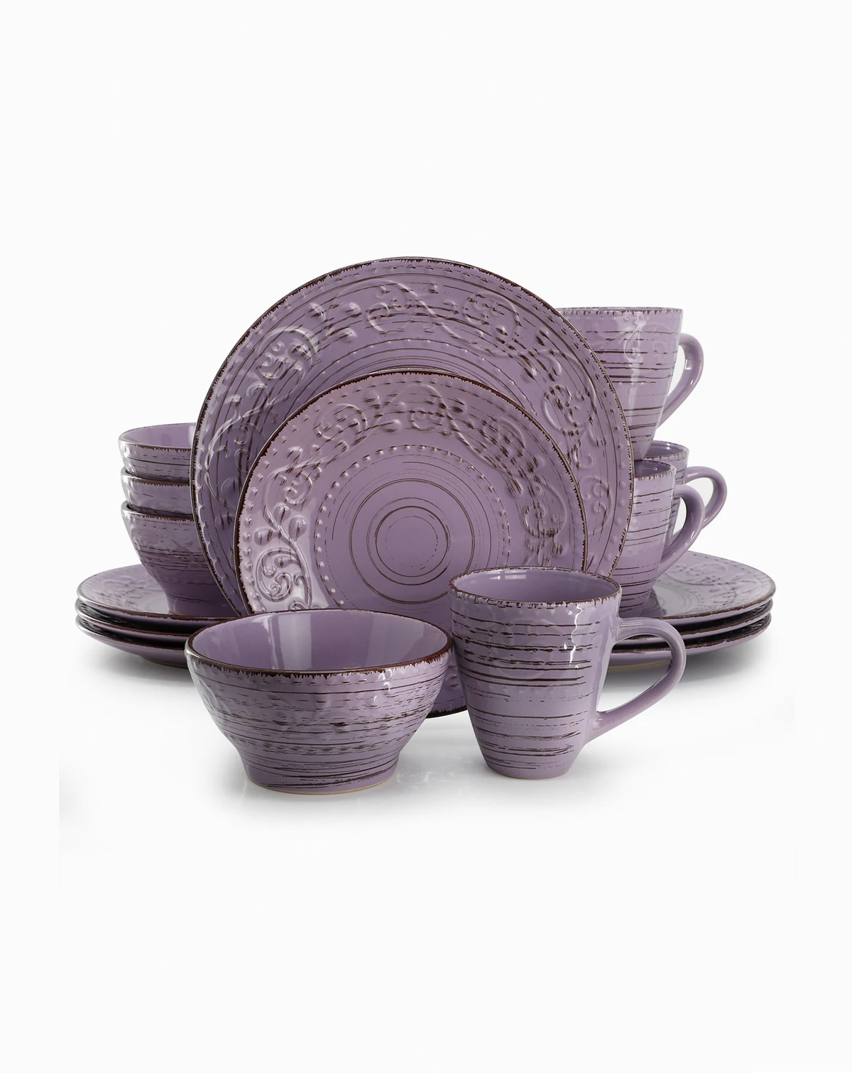 Malibu 16-Pc. Dinnerware Set, Service For 4