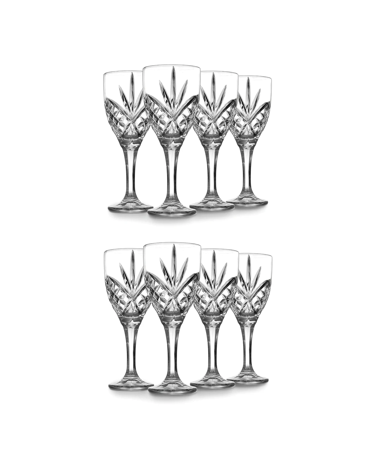 Dublin Crystal Goblets, Set of 8