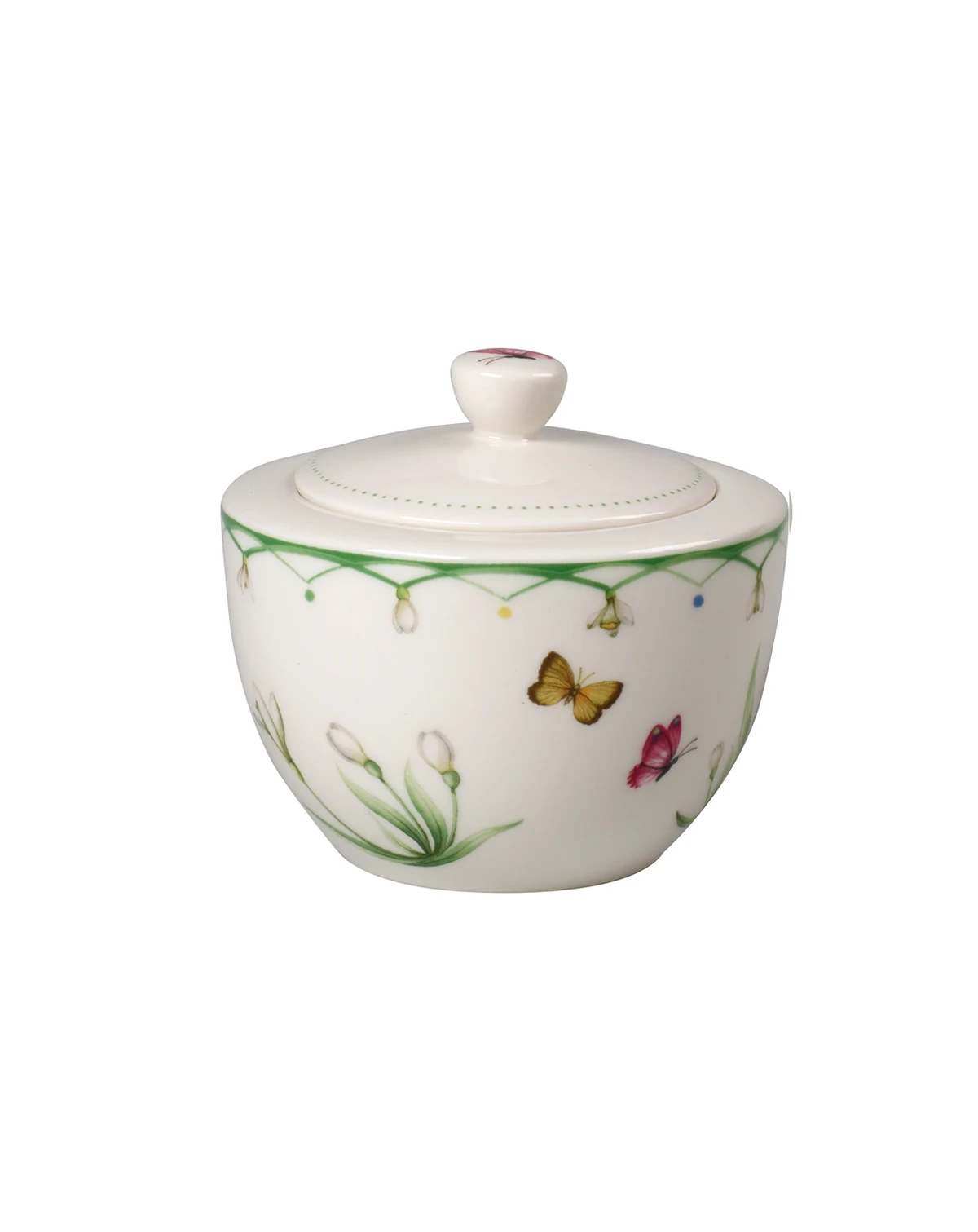 Colorful Spring Sugar Bowl