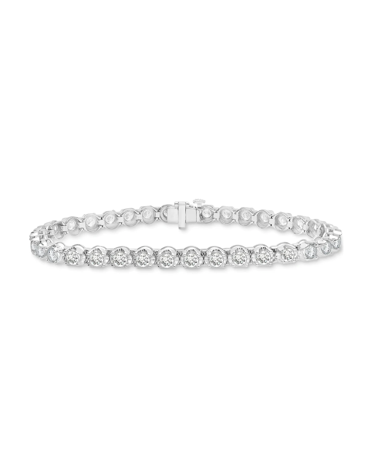 Diamond Tennis Bracelet (10 ct. t.w.) in 14k White Gold, Created for Macy's