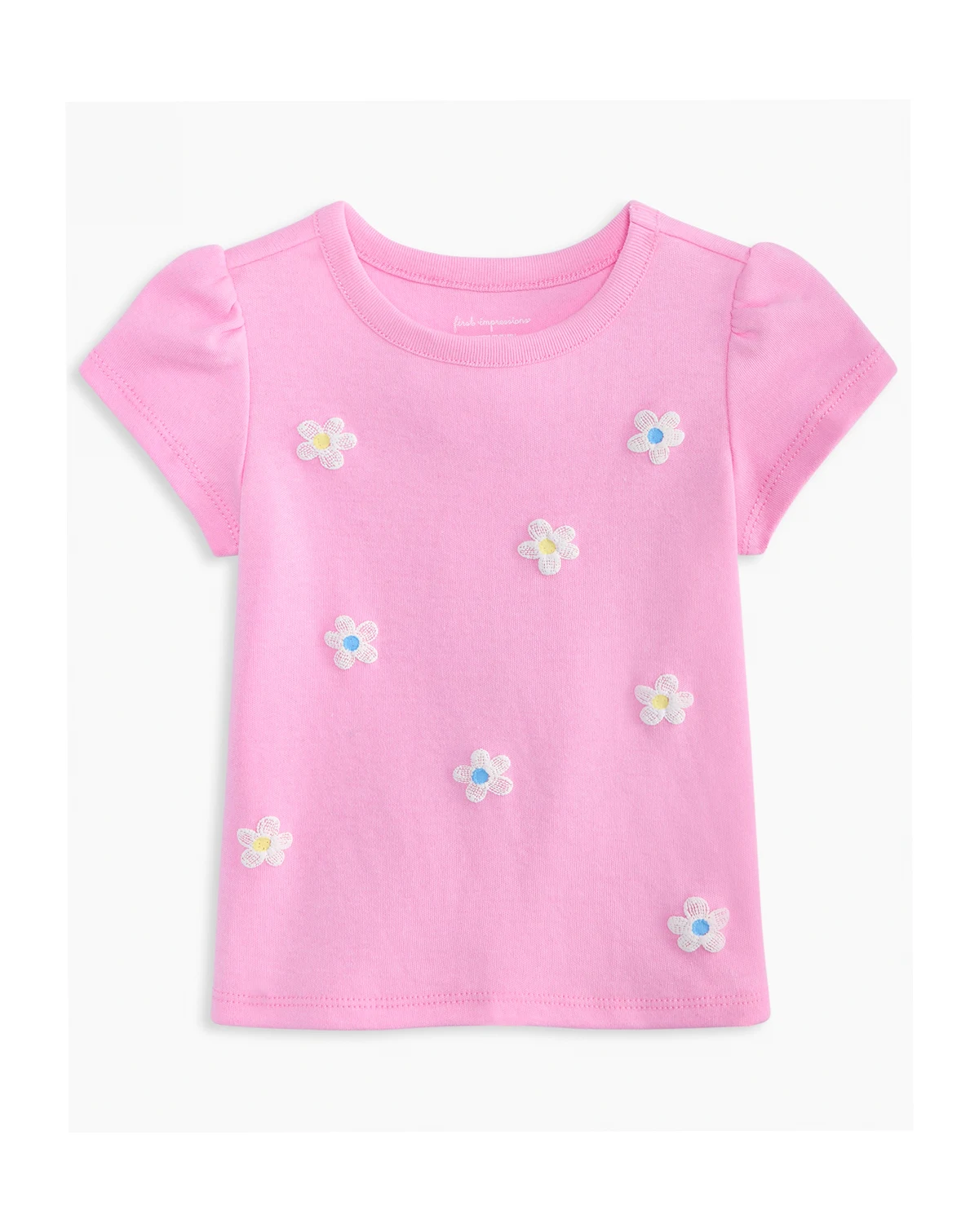 Toddler Girls' 2T-4T Mix and Match Multi-Flowers T-Shirt, Macy's Exclusive