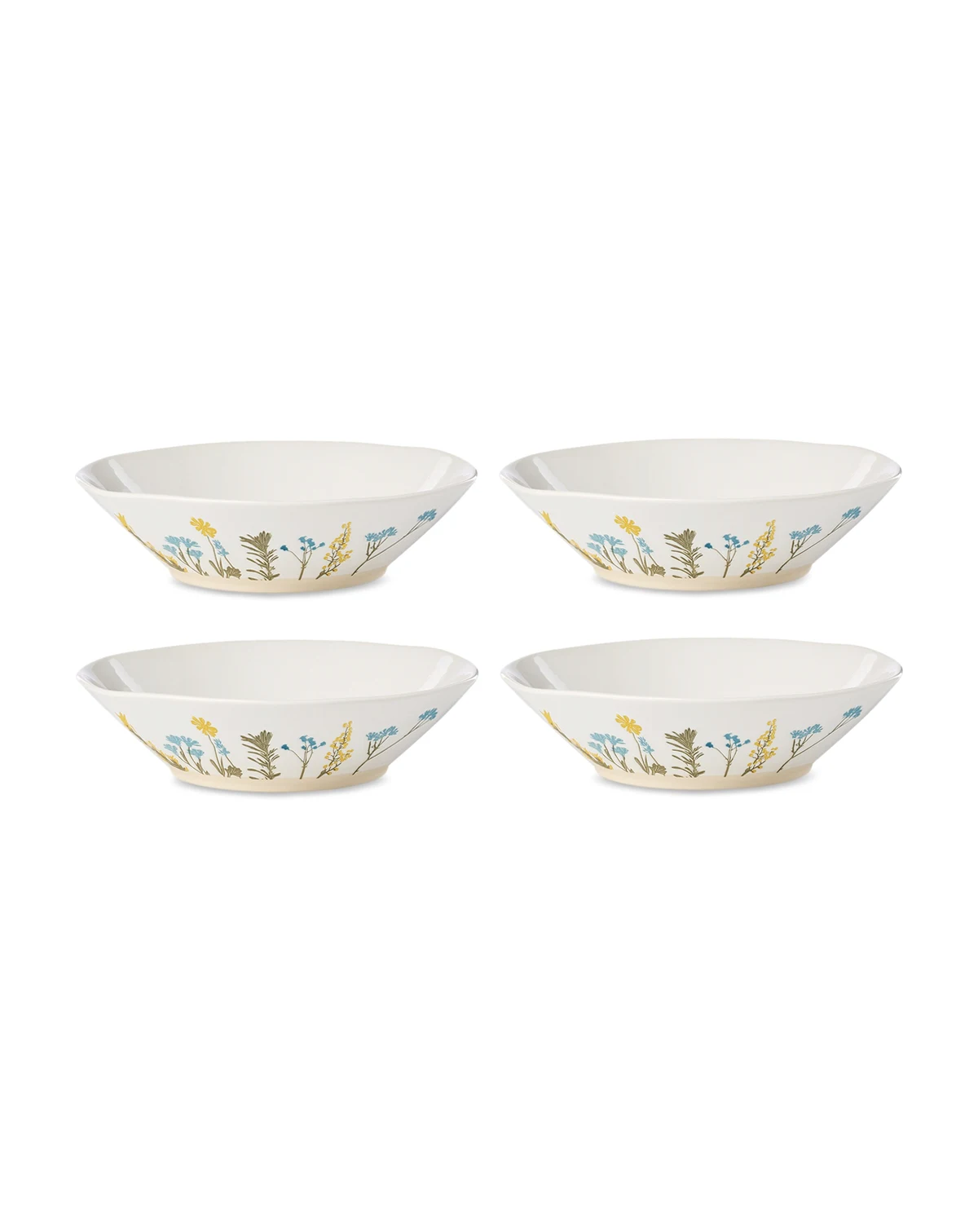 Wildflowers Pasta Bowls, Set of 4