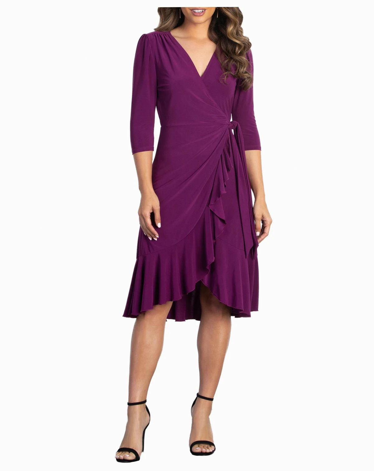 Women's Whimsy Ruffled Wrap Dress