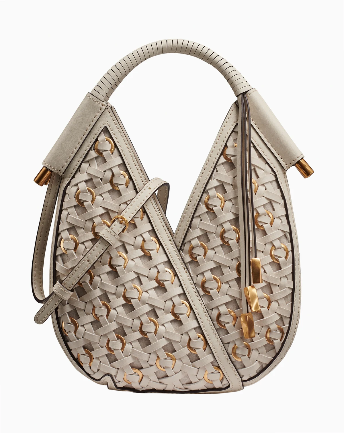 Baldwin Woven Grommet Crossbody Bag
