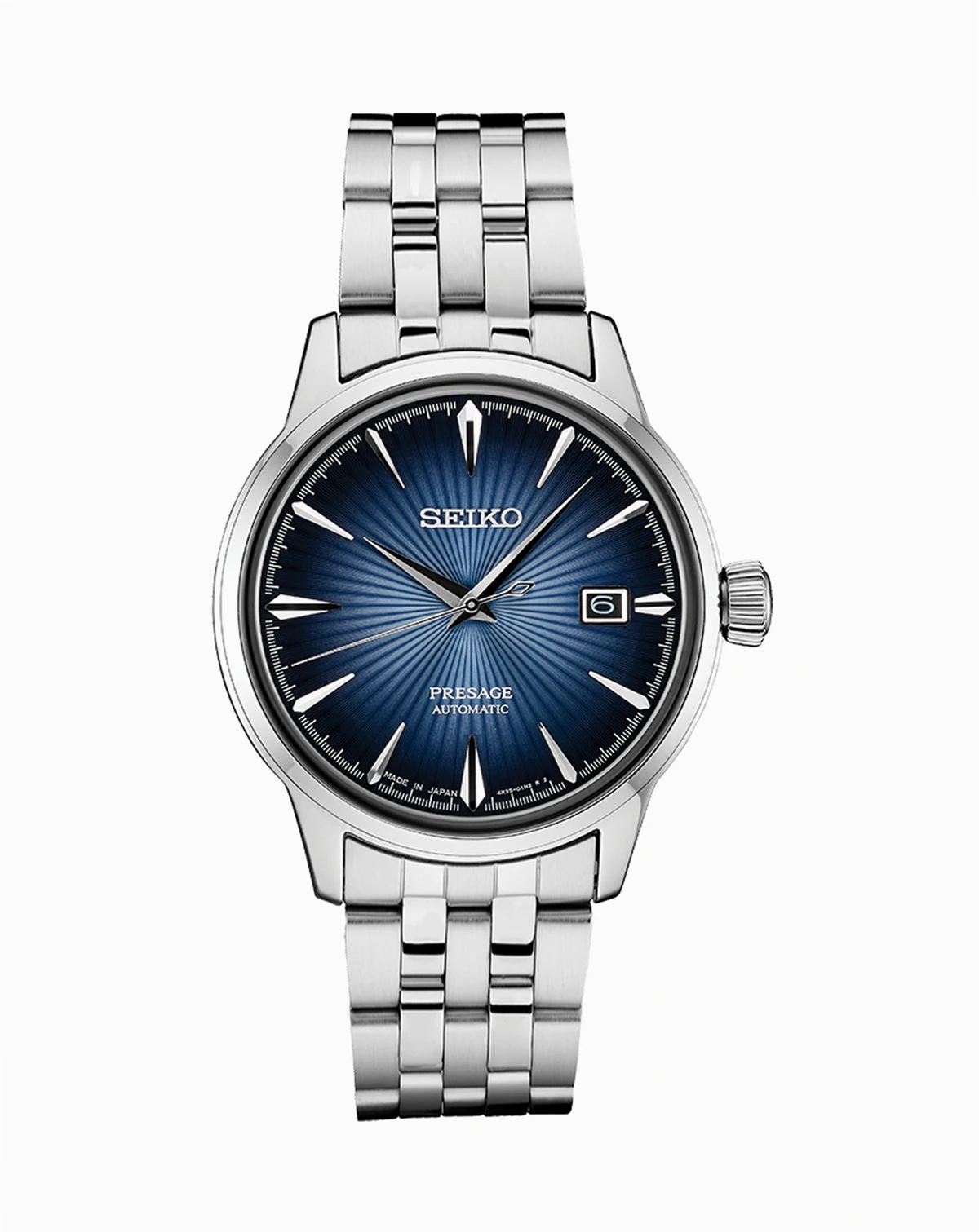 Men's Automatic Presage Stainless Steel Bracelet Watch 40.5mm