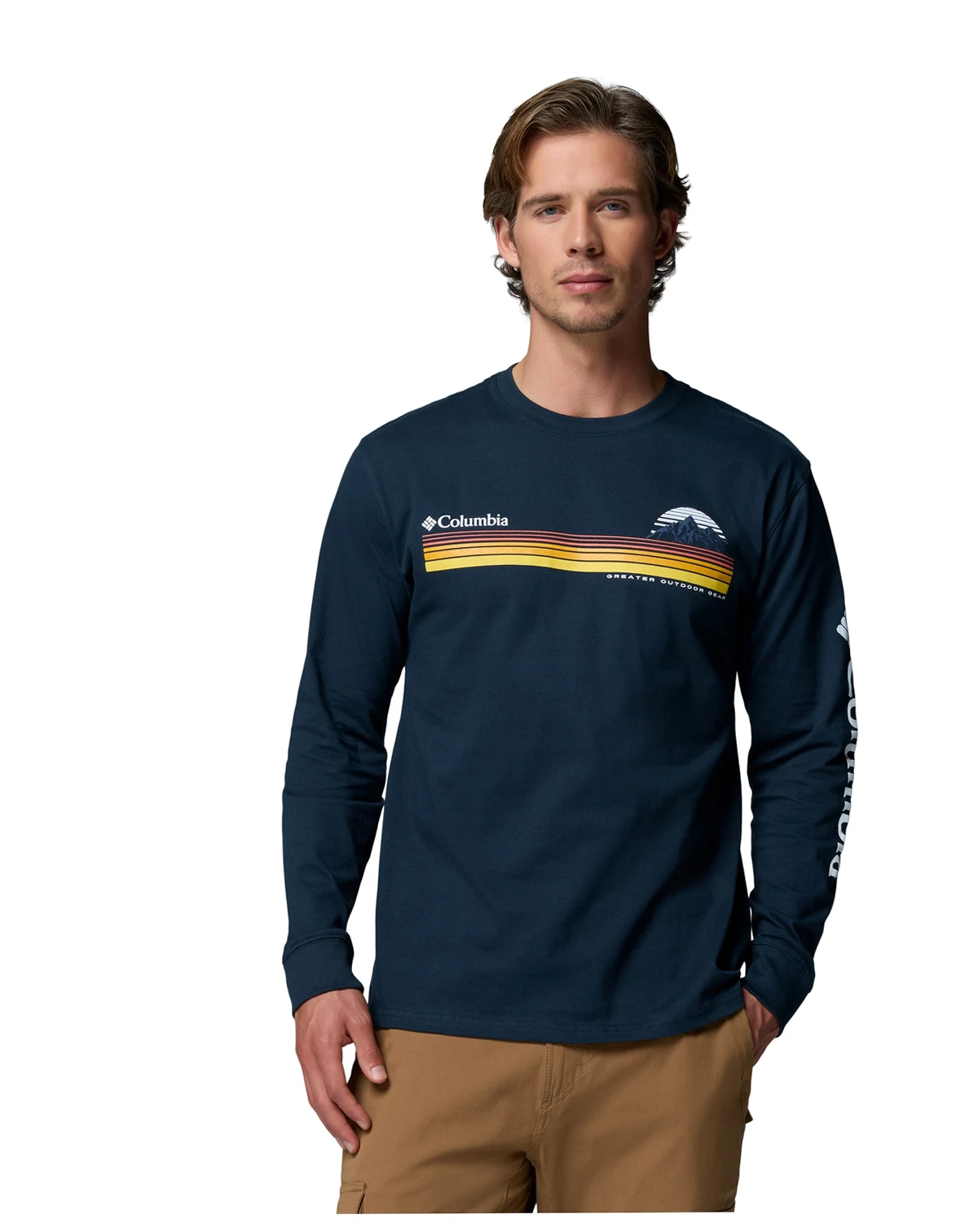 Men's Gauge Graphic Long-Sleeve T-Shirt