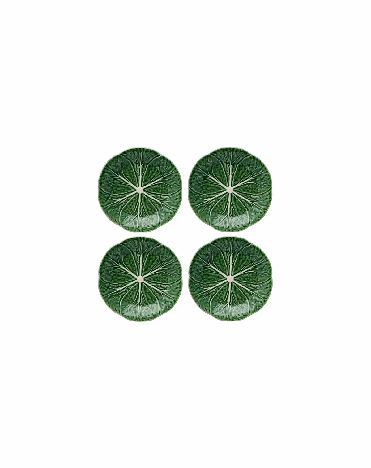 Cabbage Salad Plates, Set of 4
