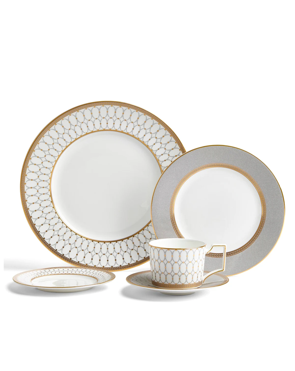 Renaissance Grey 5-Piece Place Setting
