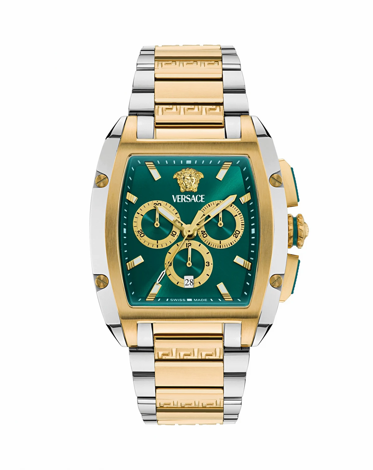 Men's Dominus Two-Tone Stainless Steel Bracelet Watch, 42X50mm