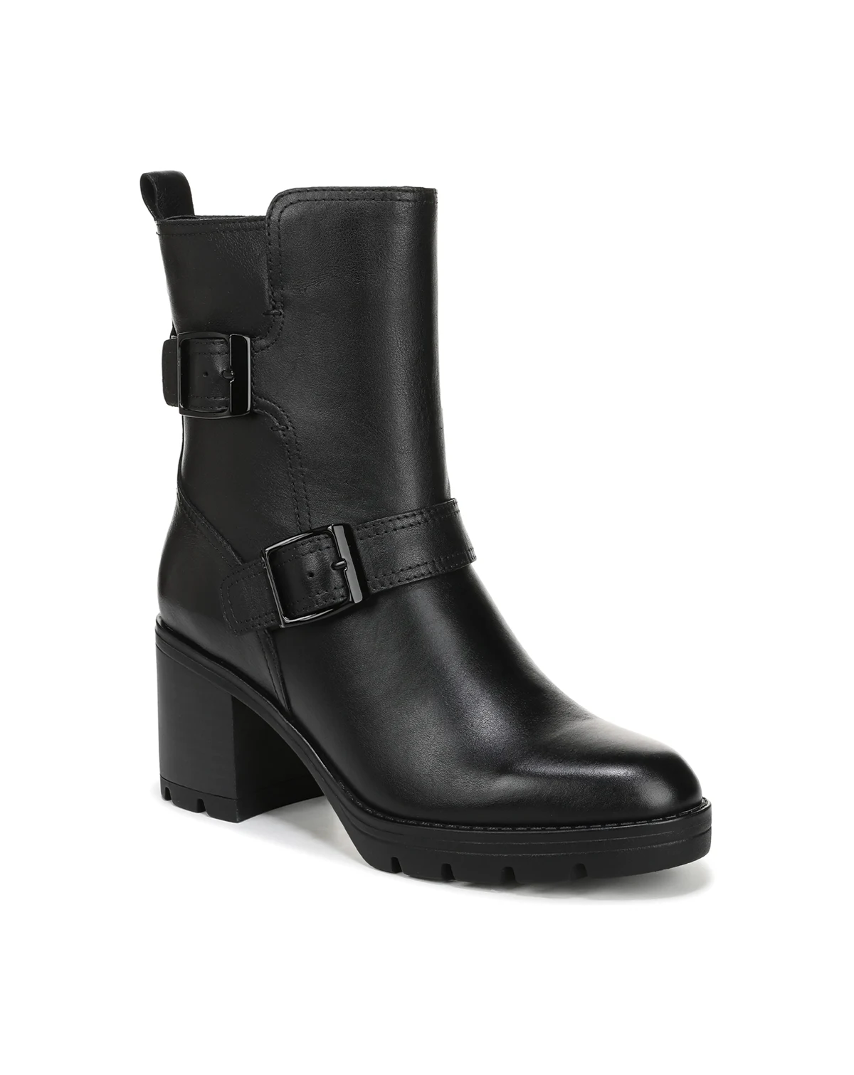 Women's Vail Block Heel Moto Booties