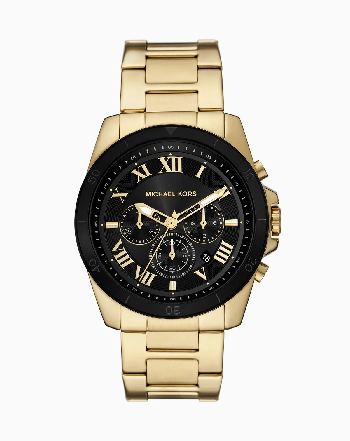 Men's Alek Chronograph Gold-Tone Stainless Steel Watch 44mm