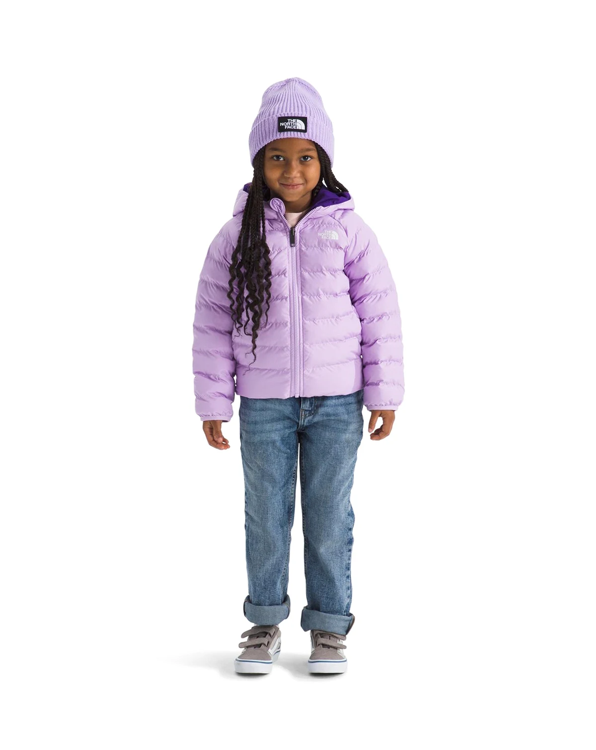 Toddler and Little Girls' Reversible Perrito Hooded Jacket