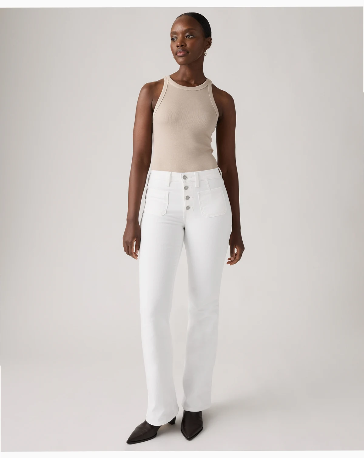 Women's 726 Patch Pocket High-Rise Slim Fit Flare Jeans