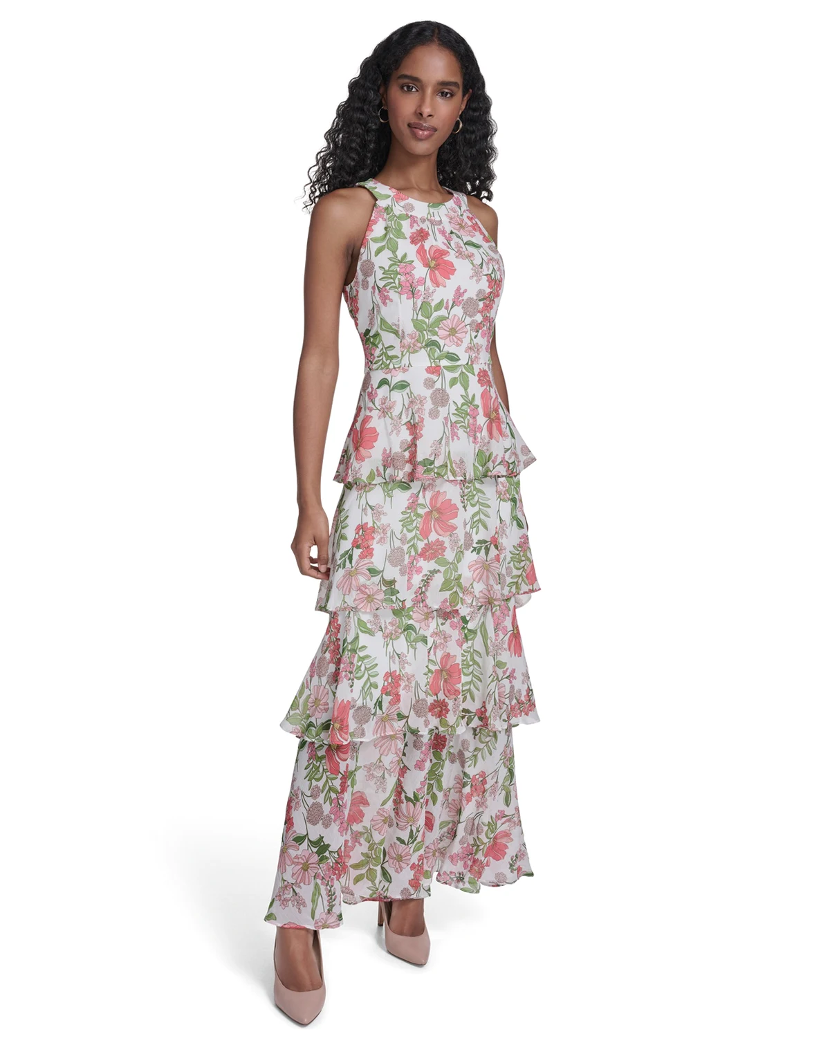 Women's Halter Neck Maxi Dress
