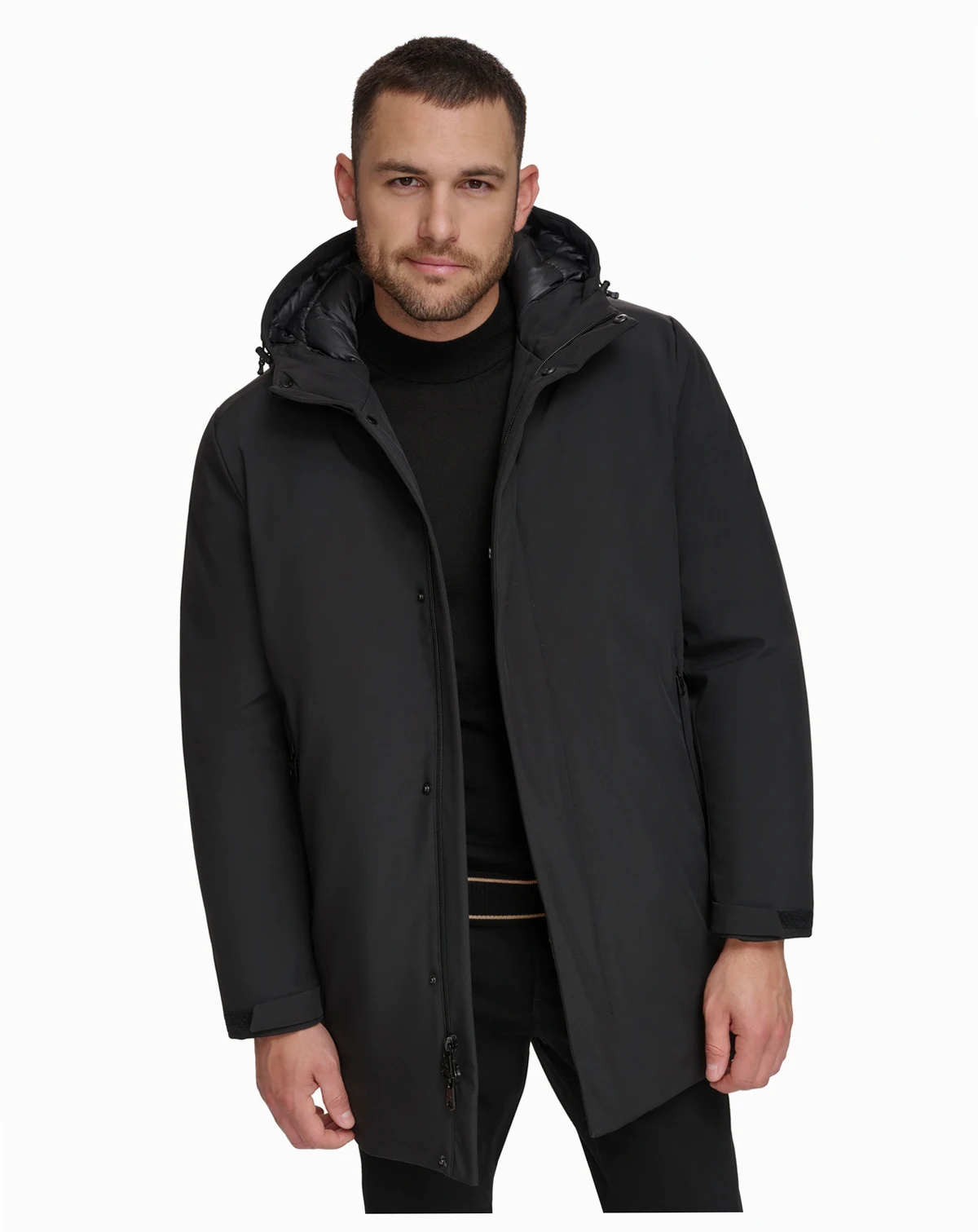 Men's Flextech Stretch Water-Resistant Hooded Stadium Jacket