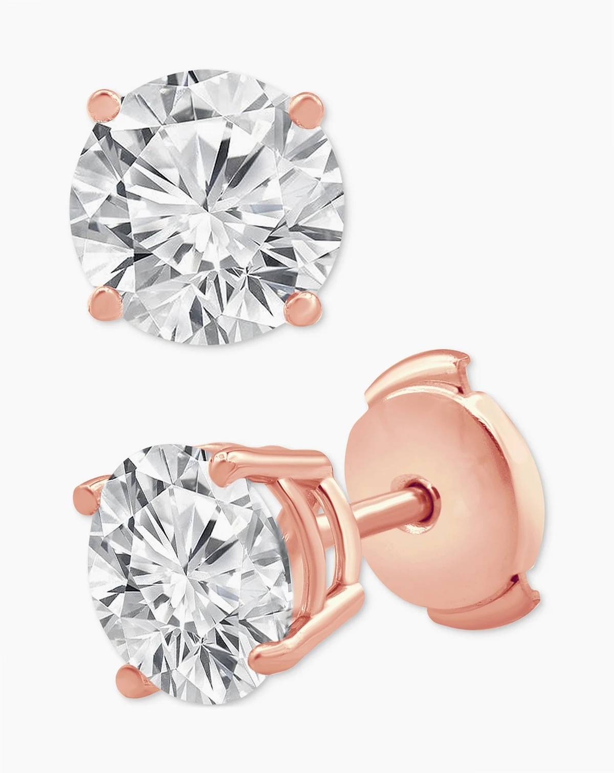 Certified Lab Grown Diamond Stud Earrings (3 ct. t.w.) in 14k Gold