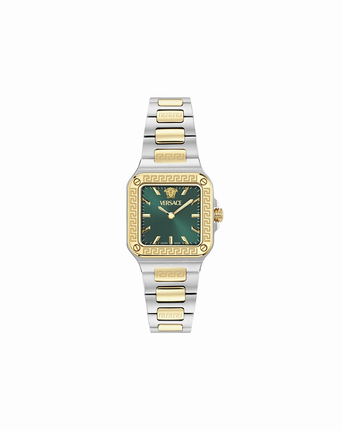 Women's Greca Edge Two Tone Bracelet Watch, 30x30mm