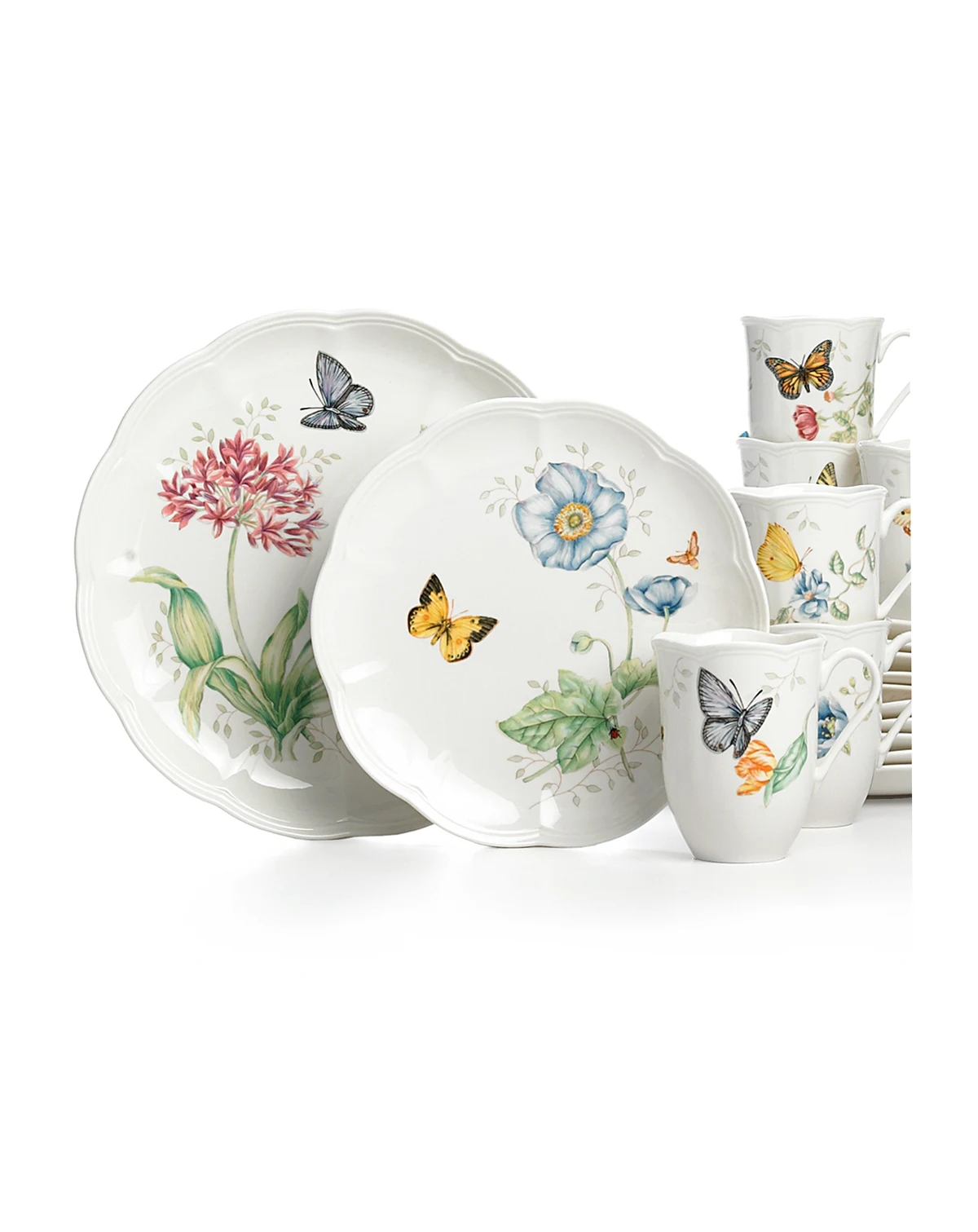 Butterfly Meadow 18 Pc. Dinnerware Set, Service for 6