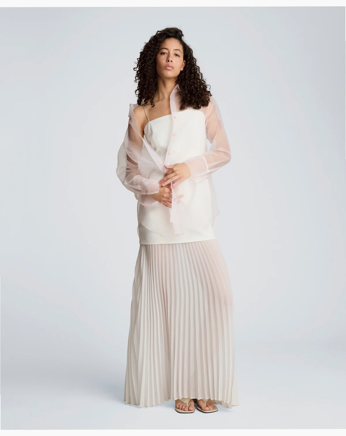 Women's Combo Pleated Dress