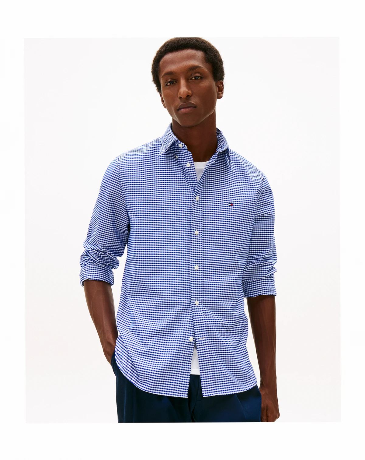 Men's Heritage Long-Sleeve Oxford Gingham Shirt