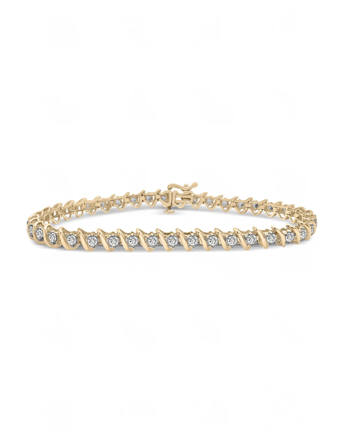Diamond Twist Bracelet (1-7/8 ct. t.w.) in 14K White Gold (also in 14K Yellow Gold), Exclusive