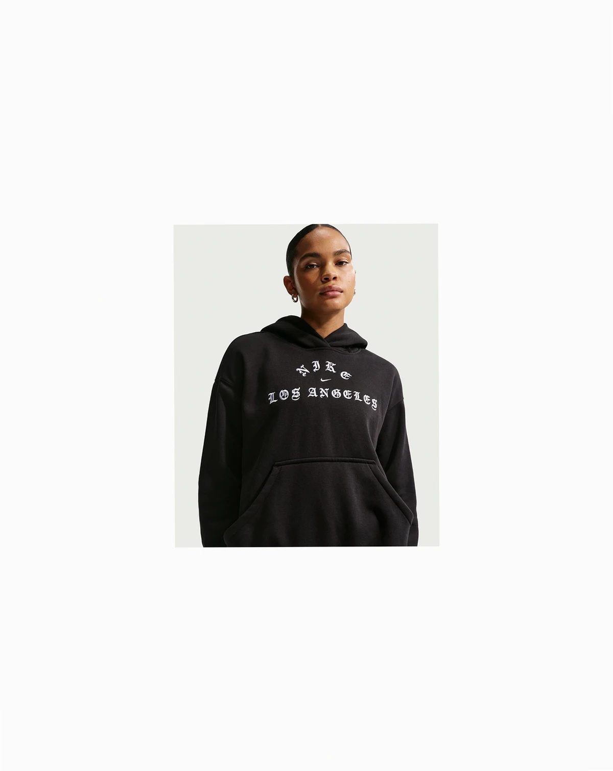 Women's Fleece Oversized Los Angeles Pull-On Hoodie
