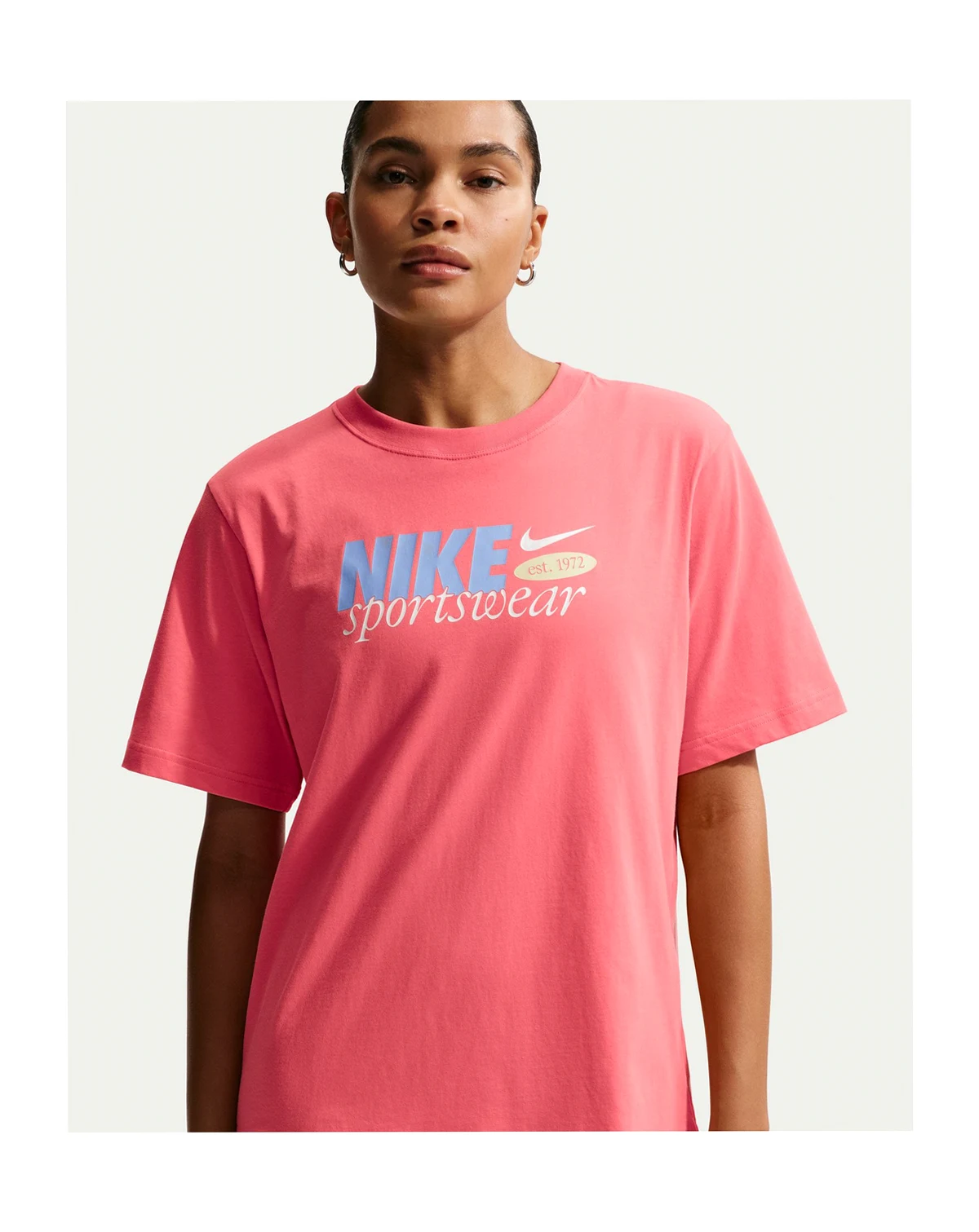 Women's Loose-Fit Crew Neck T-Shirt