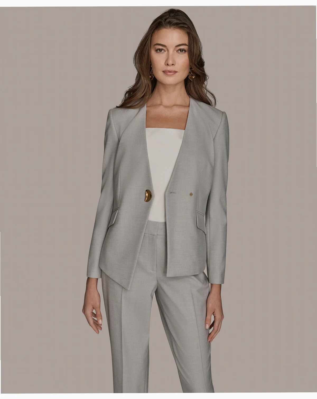 Women's One-Button Blazer