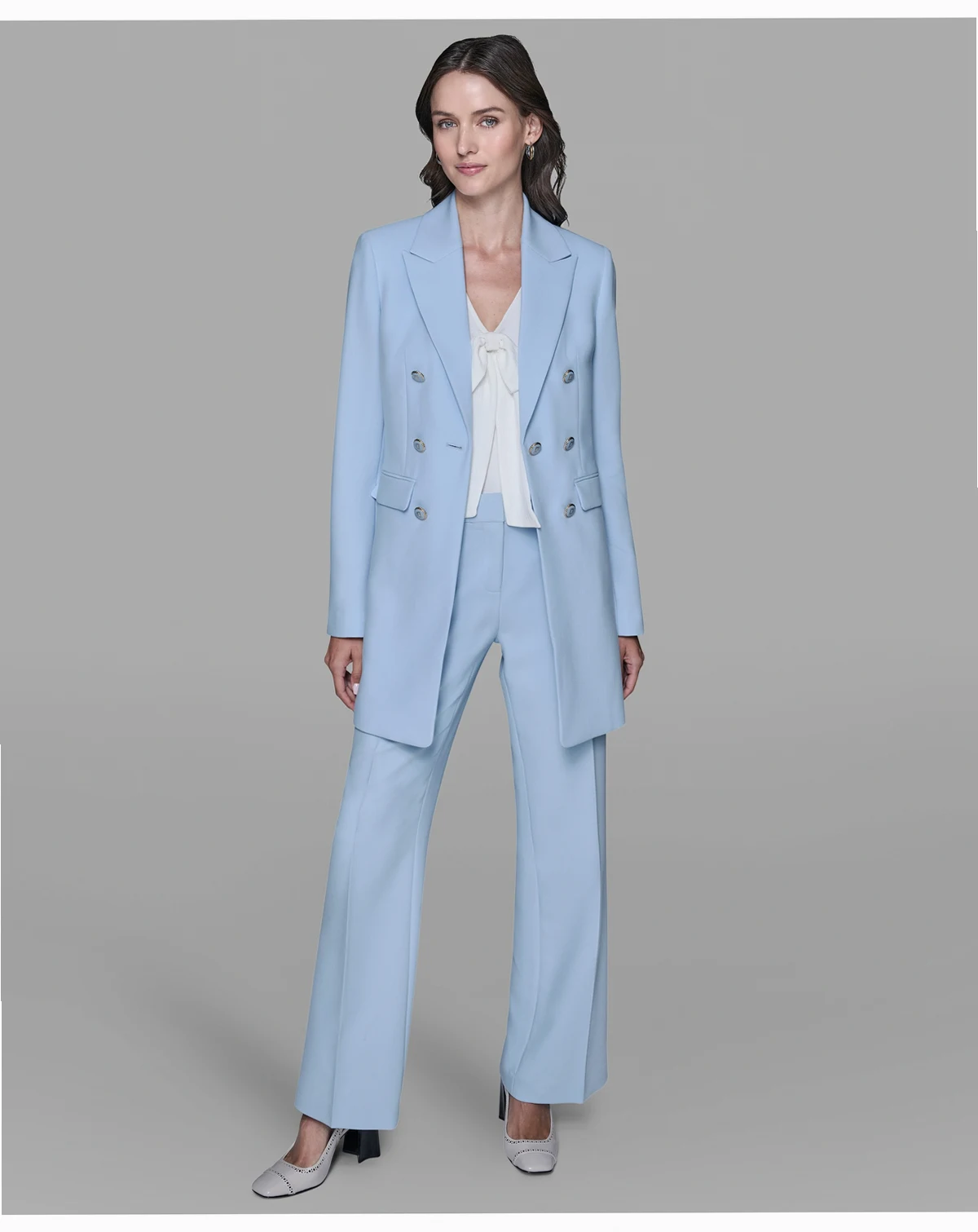 Women's Long One-Button Blazer Blazer