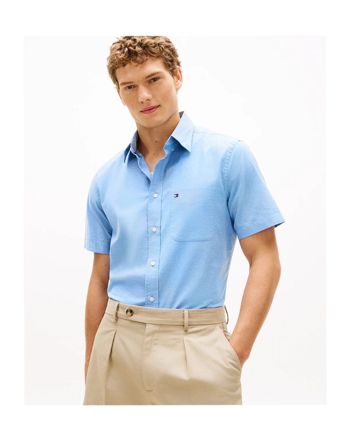 Men's Heritage Short-Sleeve Pocket Oxford Shirt