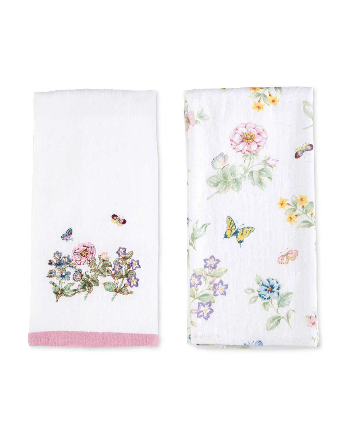 Butterfly Meadow Printed Kitchen Towel, Set of 2