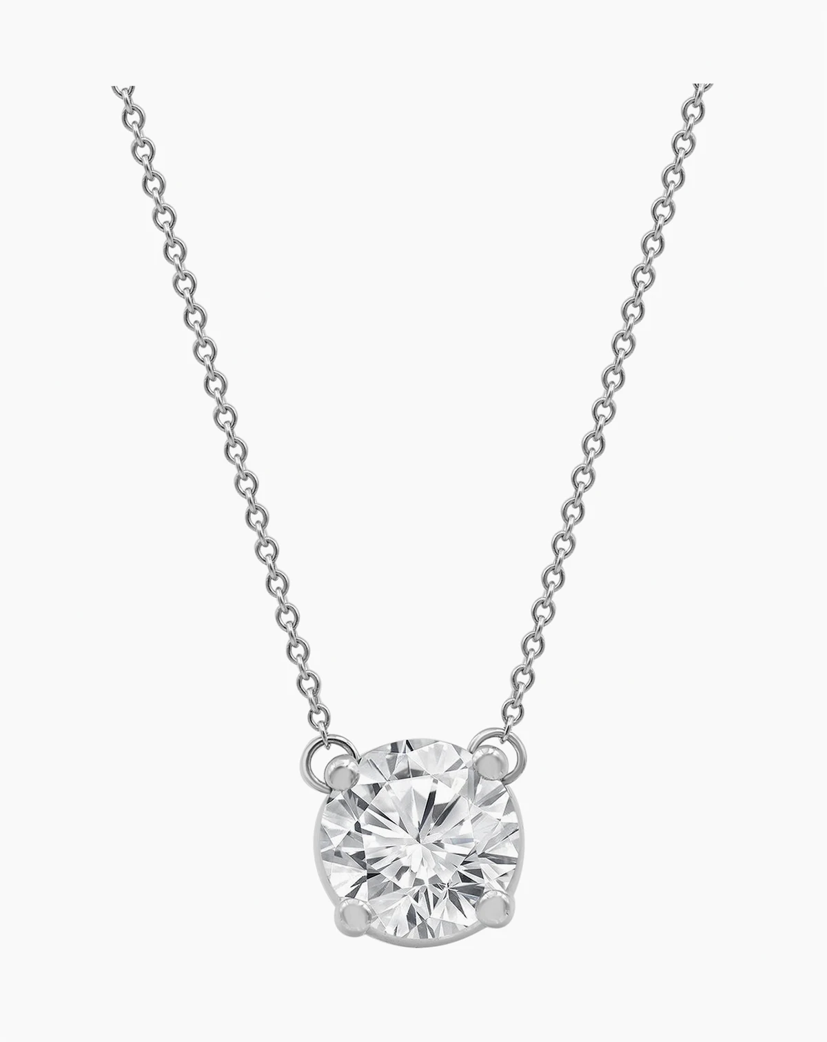 Certified Lab Grown Diamond Solitaire Pendant 18" Necklace (2-1/4 ct. t.w.) in 14k Gold
